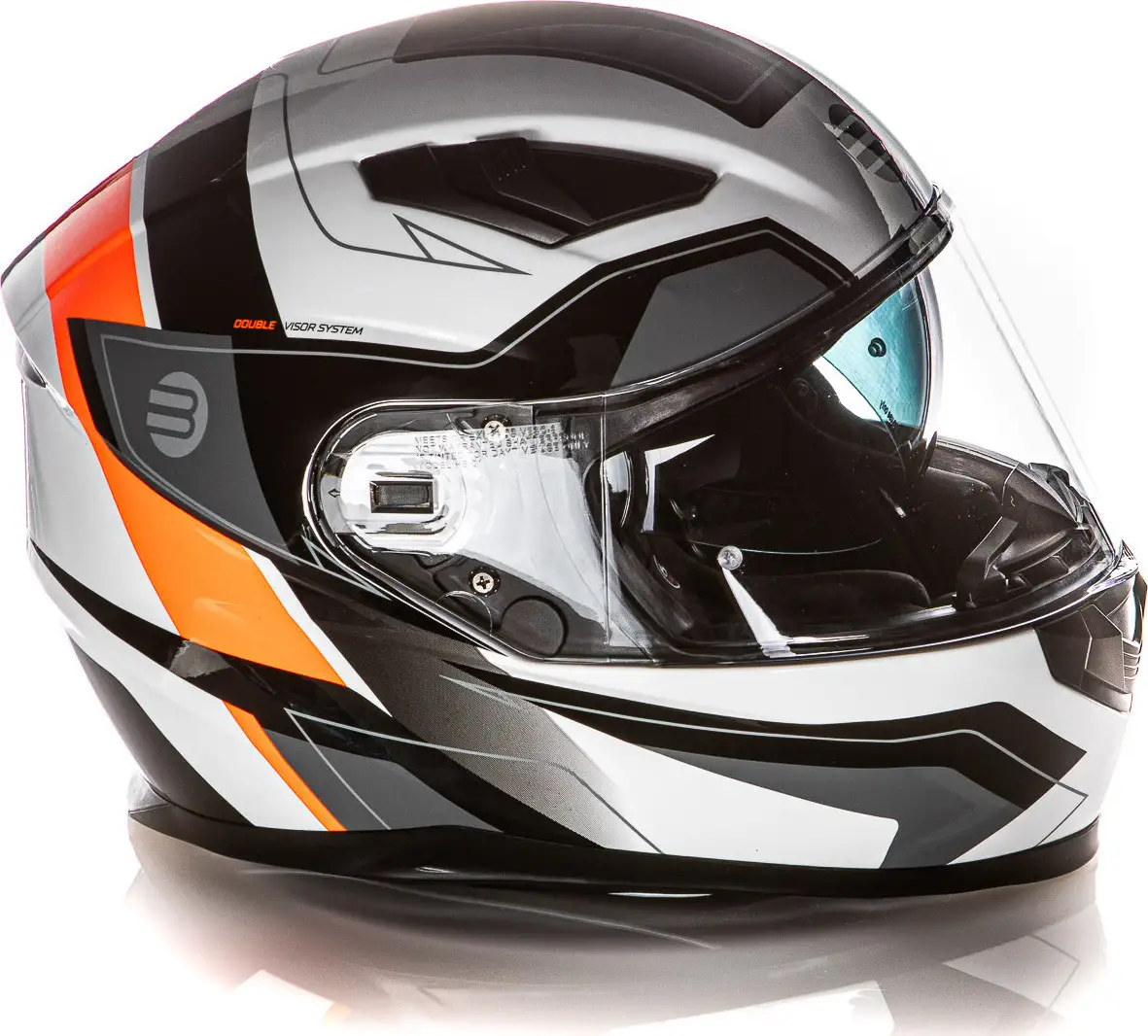 Kit Coppia Ventus Bianco Rosso - 2 Caschi Integrali Befast 5 Kit Coppia Ventus Bianco Rosso - 2 Caschi Integrali Befast - immagine 5