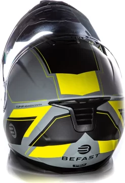 Kit Coppia Tank Grigio Giallo - 2 Caschi Modulari Befast Con Doppia Omologazione P/J -Accessori Moto 0001205135 tank grigio giallo 12 1