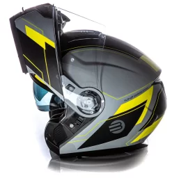 Kit Coppia Tank Grigio Giallo - 2 Caschi Modulari Befast Con Doppia Omologazione P/J -Accessori Moto 0001205135 tank grigio giallo 7 1