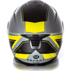 Kit Coppia Tank III Grigio Giallo - 2 Caschi Modulari Befast Con Doppia Omologazione P/J