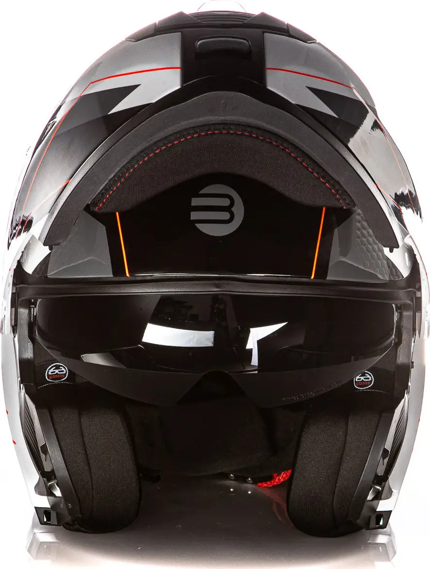 Kit Coppia Tank Bianco Nero - 2 Caschi Modulari Befast Con Doppia Omologazione P/J 4 Kit Coppia Tank Bianco Nero - 2 Caschi Modulari Befast Con Doppia Omologazione P/J - immagine 4