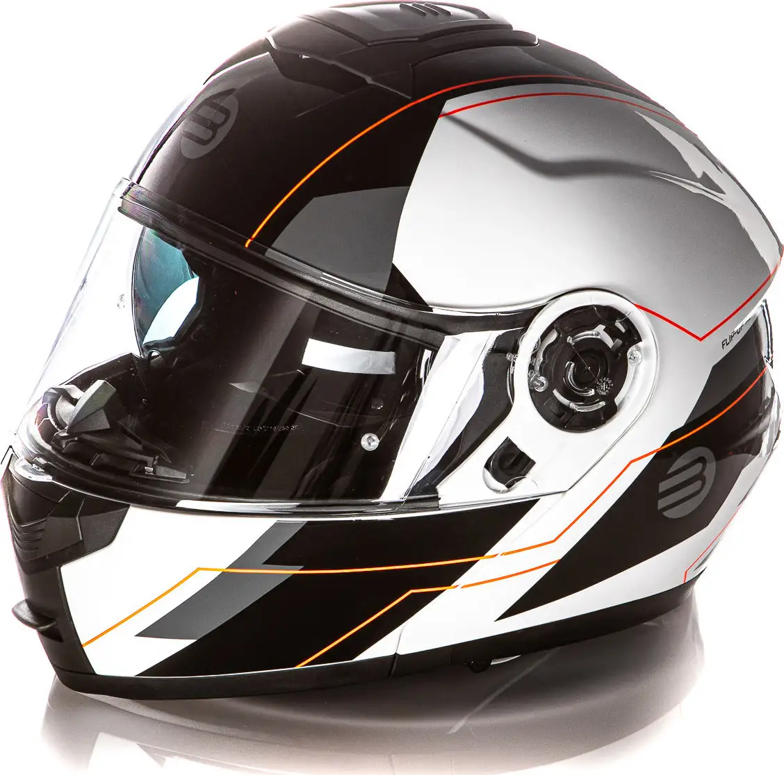 Kit Coppia Tank Bianco Nero - 2 Caschi Modulari Befast Con Doppia Omologazione P/J 7 Kit Coppia Tank Bianco Nero - 2 Caschi Modulari Befast Con Doppia Omologazione P/J - immagine 7