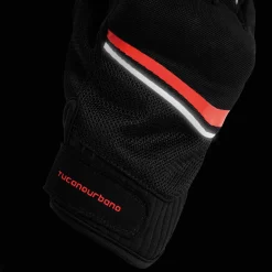 Guanti Moto Estivi Tucano Urbano PENNA Nero Rosso 6 Guanti Moto Estivi Tucano Urbano PENNA Nero Rosso -Accessori Moto 102740 3 l