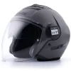 Casco Jet Blauer REAL MONOCHROME Titanio Opaco