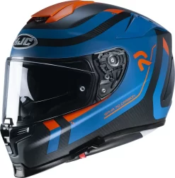 Casco Integrale HJC RPHA 70 CARBON REPLE MC27SF Blu Nero
