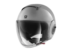 Casco Jet Shark SHARK NANO BLANK Grigio Chiaro