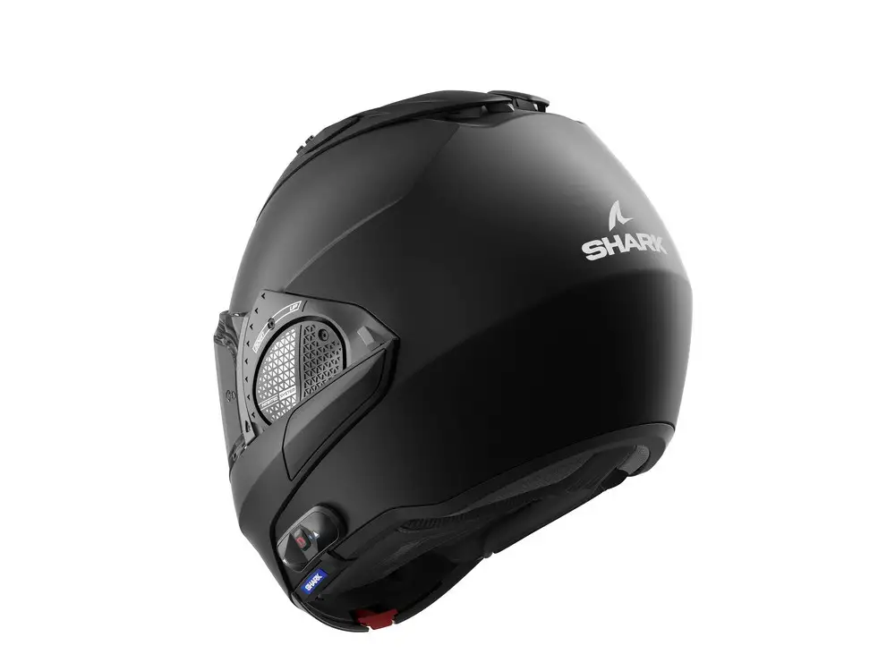 Casco Modulare Shark PACK EVO-GT N-COM B802 BLANK Mat Nero Opaco 2 Casco Modulare Shark PACK EVO-GT N-COM B802 BLANK Mat Nero Opaco - immagine 2