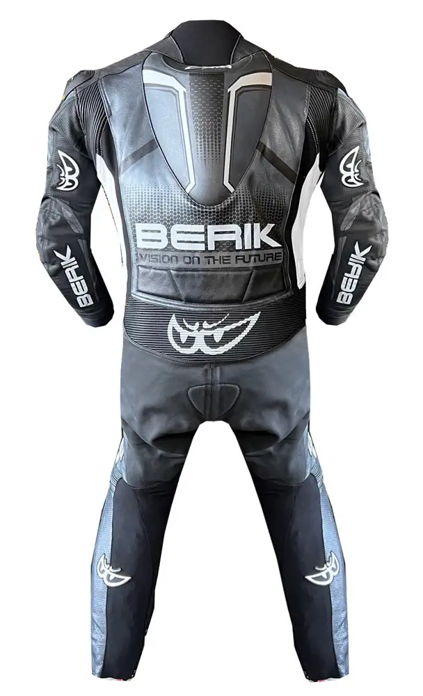 Tuta Moto Pelle Intera Berik LS1-191318 Nero 2 Tuta Moto Pelle Intera Berik LS1-191318 Nero - immagine 2