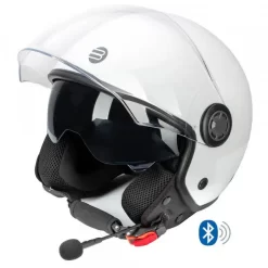 Kit Coppia Rapid Connect III Bianco - 2 Caschi Jet Befast Con Interfono Integrato -Accessori Moto befast rapid connect manc bianco 1 1