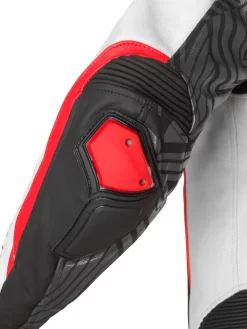 Tuta Moto Pelle Intera Befast SENTUL CE Nero Bianco Rosso 8 Tuta Moto Pelle Intera Befast SENTUL CE Nero Bianco Rosso -Accessori Moto bhat145unbwr d