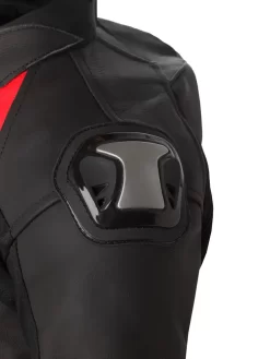 Tuta Minimoto Bambino Pelle Racing Befast Vegas CE Nero Rosso -Accessori Moto bhat294msbrd c