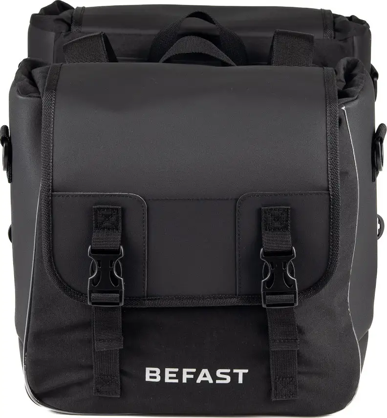 Coppia Borse Laterali Befast WP750 Waterproof 28 Litri Nero 2 Coppia Borse Laterali Befast WP750 Waterproof 28 Litri Nero - immagine 2