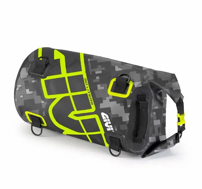 Borsa Rullo Da Sella Givi EA114 WATERPROOF Verde Kaky Grigio