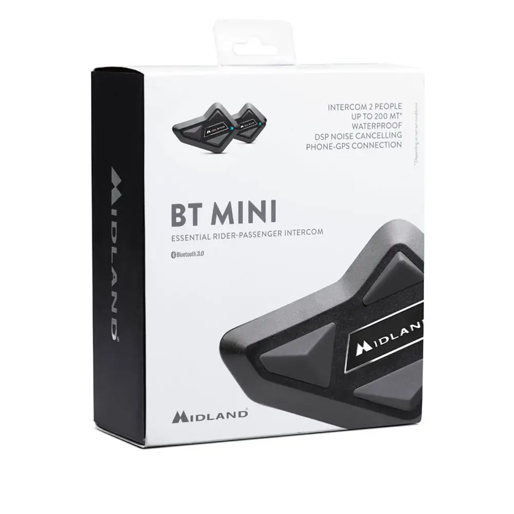 Interfono Bluetooth Midland BT Mini Doppio 7 Interfono Bluetooth Midland BT Mini Doppio - immagine 7