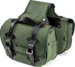 Coppia Borse Laterali Carburo Matrix Verde Militare 28 Litri -Accessori Moto carburo 0001216081 5 22 6 7