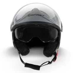 Kit Coppia Rapid III Grigio Opaco - 2 Caschi Jet Befast Doppia Visiera -Accessori Moto casco jack befast grigio ad hoc1 3 1