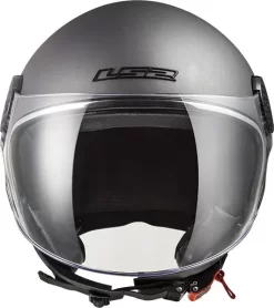 Casco Jet LS2 SPHERE LUX Solid Titanio Opaco -Accessori Moto casco jet ls2 sphere lux solid titanio opaco4