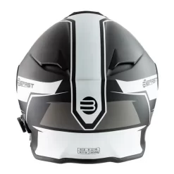 Kit Coppia Connect Nero Bianco - 2 Caschi Modulari Befast Connect Con Interfono Integrato -Accessori Moto casco modulare befast connection con interfono integrato bianco nero4 1