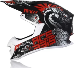 Casco Cross Acerbis PROFILE 4.0 Nero Grigio -Accessori Moto casco cross acerbis profile 4.0 nero grigio3 1