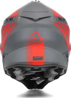 Casco Cross Acerbis X-TRACK VTR In Fibra Grigio Rosso -Accessori Moto casco cross acerbis x track vtr in fibra grigio rosso5