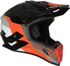 Casco Cross JUST1 J38 KORNER Arancio Nero 7 Casco Cross JUST1 J38 KORNER Arancio Nero -Accessori Moto casco cross just1 j38 korner arancio nero3