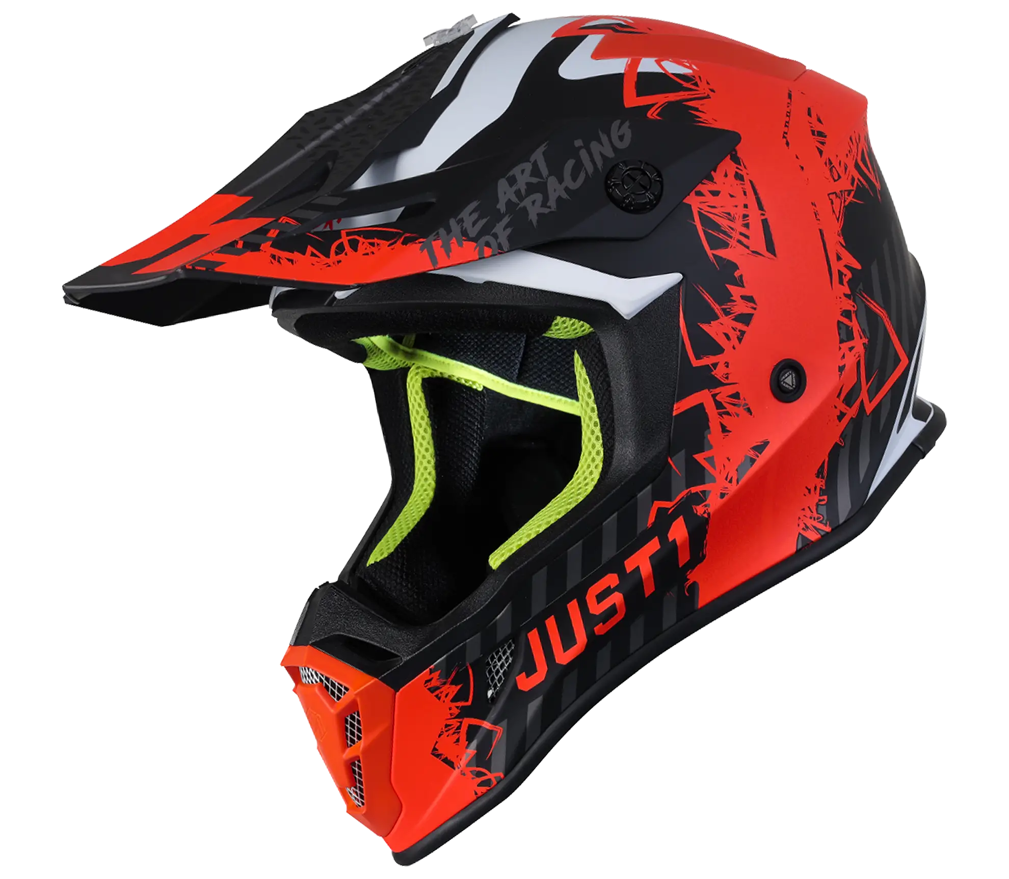 Casco Cross Just1 J38 Mask Arancione Titanio Nero 1 Casco Cross Just1 J38 Mask Arancione Titanio Nero