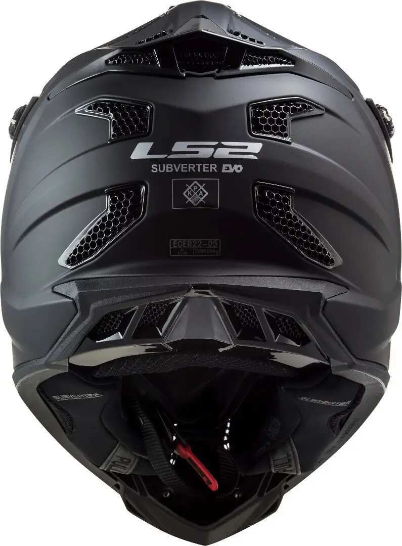Casco Cross LS2 MX700 SUBVERTER Nero ECE 22-06 3 Casco Cross LS2 MX700 SUBVERTER Nero ECE 22-06 - immagine 3