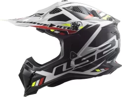 Casco Cross LS2 MX700 SUBVERTER STOMP Bianco Nero ECE 22-06 6 Casco Cross LS2 MX700 SUBVERTER STOMP Bianco Nero ECE 22-06 -Accessori Moto casco cross ls2 mx700 subverter stomp bianco nero ece 22 063