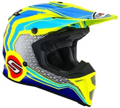 Casco Cross Suomy MX SPEED PRO FORWARD Blu Giallo