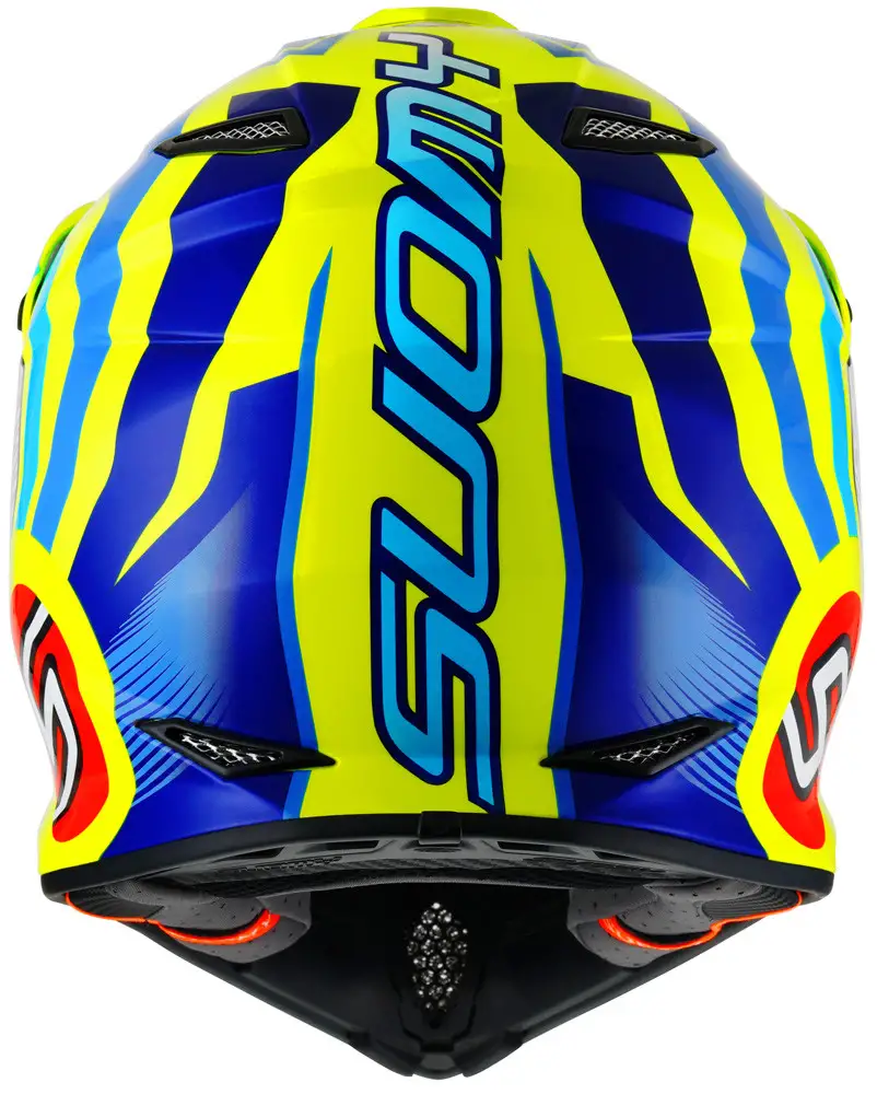Casco Cross Suomy MX SPEED PRO FORWARD Blu Giallo 5 Casco Cross Suomy MX SPEED PRO FORWARD Blu Giallo - immagine 5