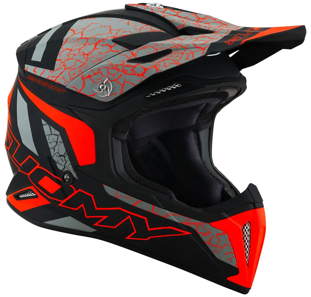 Casco Cross Suomy X-WING REEL Arancione Opaco Fluo 1 Casco Cross Suomy X-WING REEL Arancione Opaco Fluo