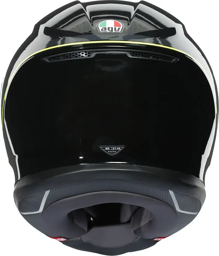 Casco Integrale AGV K6 MPLK MULTI MINIMAL GUNMET Nero Giallo Fluo - immagine 4