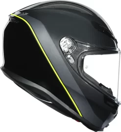 Casco Integrale AGV K6 MPLK MULTI MINIMAL GUNMET Nero Giallo Fluo -Accessori Moto casco integrale agv k6 mplk multi minimal gunmet nero giallo fluo5