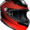 Casco Integrale AGV K6 MPLK MULTI RUSH Nero Rosso