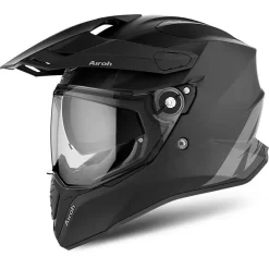 Casco Integrale Touring Airoh Commander Color In Fibra Nero Opaco