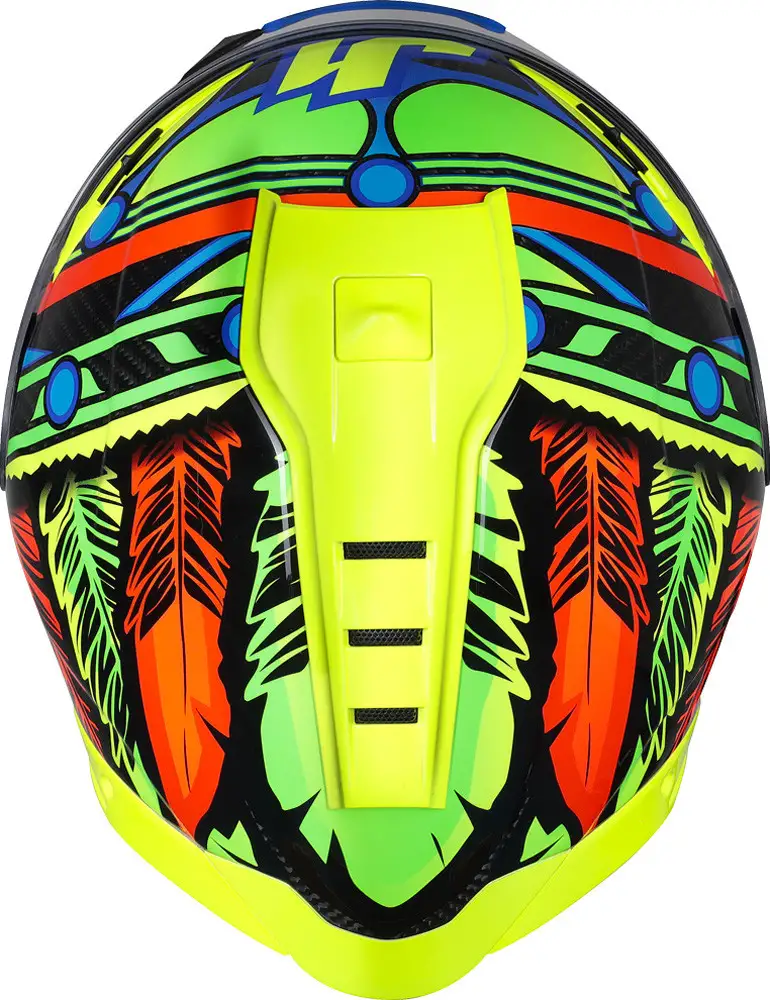 Casco Integrale Just1 J-Gpr Tribe In Carbonio Blu Giallo Fluo 4 Casco Integrale Just1 J-Gpr Tribe In Carbonio Blu Giallo Fluo - immagine 4
