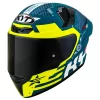 Casco Integrale Kyt KYT TT-COURSE FUSELAGE MATT Giallo Blu