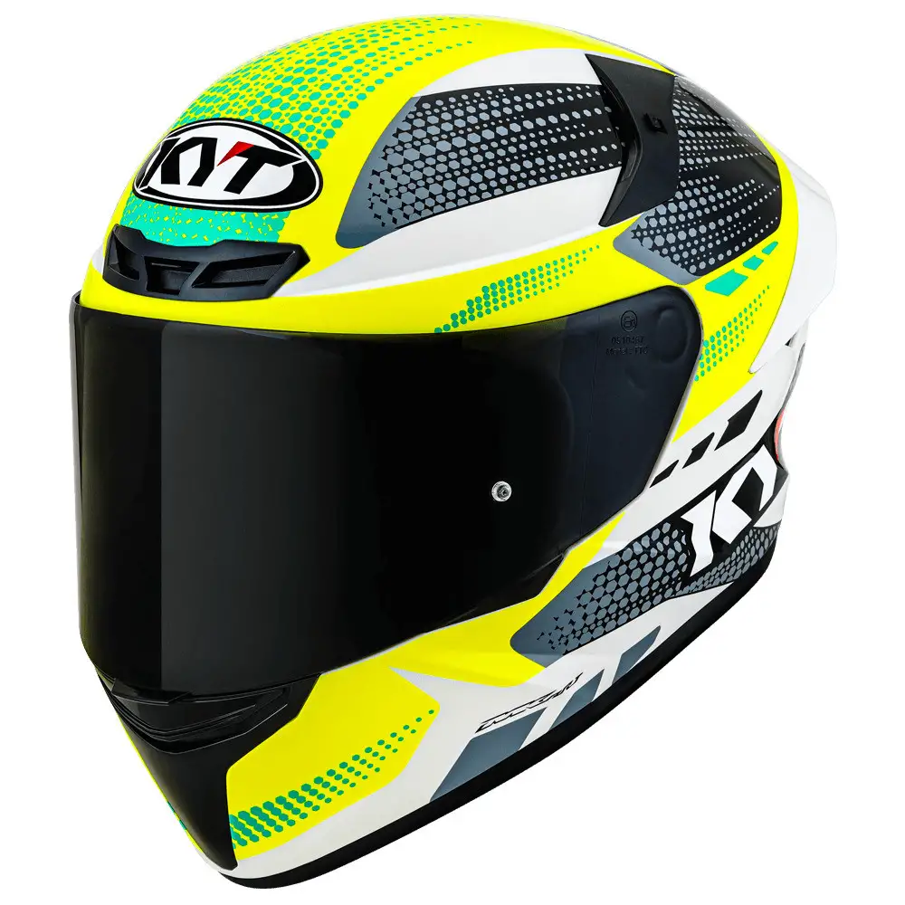 Casco Integrale Kyt KYT TT-COURSE GEAR Nero Giallo 1 Casco Integrale Kyt KYT TT-COURSE GEAR Nero Giallo