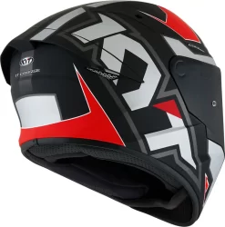 Casco Integrale Kyt TT-COURSE ELECTRON Grigio Opaco Rosso -Accessori Moto casco integrale kyt tt course electron grigio opaco rosso3