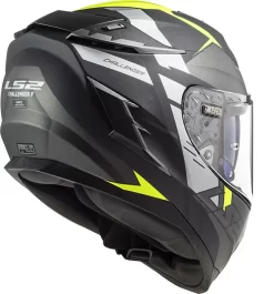 Accessori Moto -Accessori Moto casco integrale ls2 ff327 challenger aller in fibra titantio giallo2