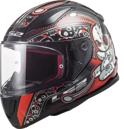 Casco Integrale LS2 FF353 RAPID MINI VOODOO Nero Rosso