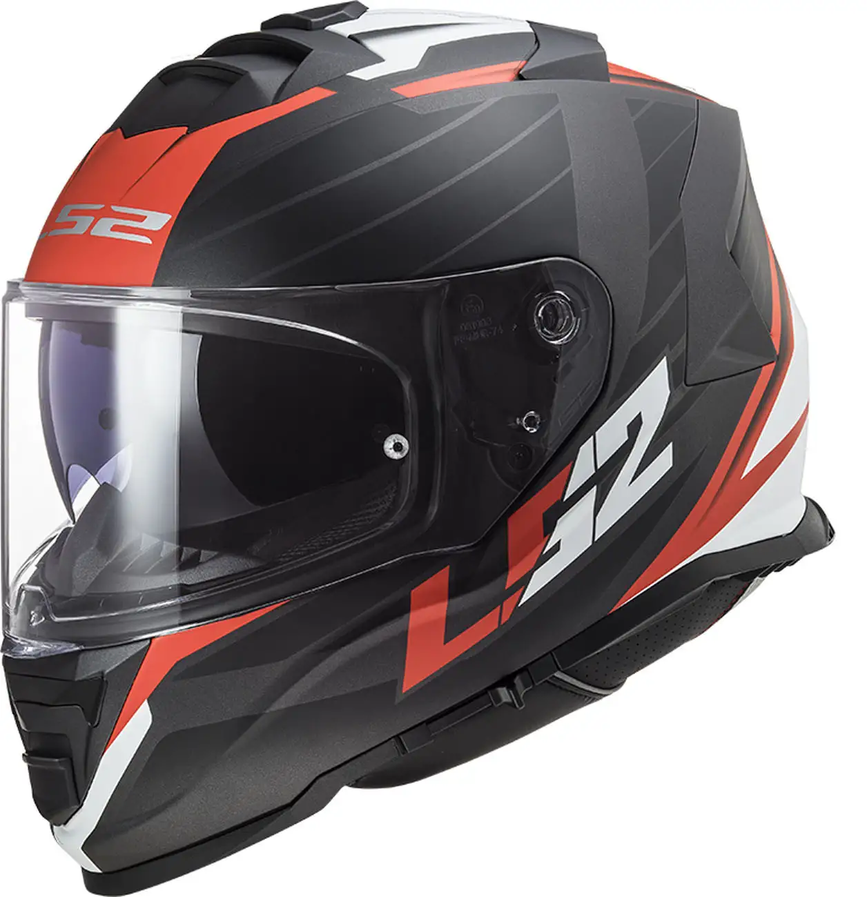 Casco Integrale LS2 FF800 STORM II NERVE Nero Opaco Rosso 22.06 - immagine 3
