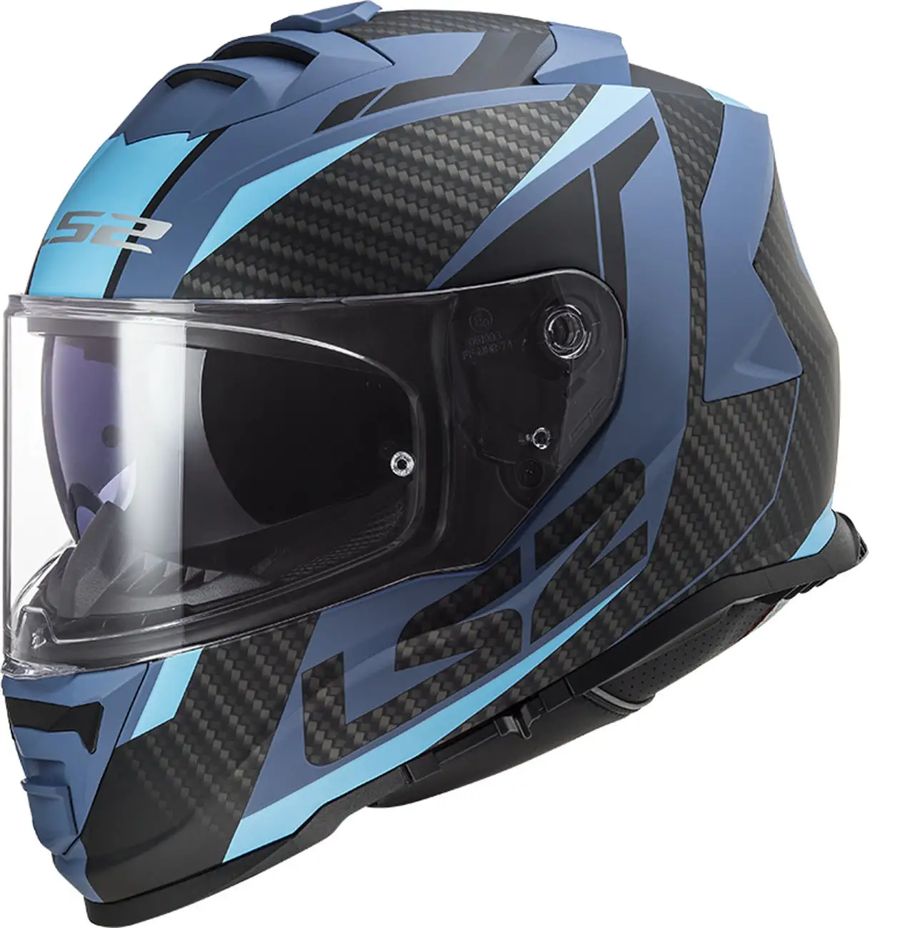 Casco Integrale LS2 FF800 STORM II RACER Blu Opaco 22.06