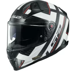 Casco Integrale LS2 FF811 VECTOR II Carbon STRONG Bianco ECE 22-06