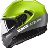 Casco Integrale Momo Design HORNET In Fibra Giallo Fluo
