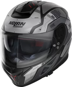 Casco Integrale Nolan N80-8 STARSCREAM N-COM Nero Opaco Grigio
