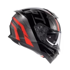 Premier® Casco Integrale Premier DEVIL In Fibra GT17 Nero Grigio Rosso -Accessori Moto casco integrale premier devil in fibra gt17 nero grigio rosso3