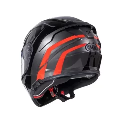 Premier® Casco Integrale Premier DEVIL In Fibra GT17 Nero Grigio Rosso -Accessori Moto casco integrale premier devil in fibra gt17 nero grigio rosso5