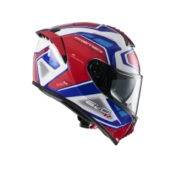 Premier® Casco Integrale Premier EVOLUZIONE RR13 In Fibra Rosso Blu Bianco -Accessori Moto casco integrale premier evoluzione rr13 in fibra rosso blu bianco3