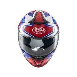 Premier® Casco Integrale Premier EVOLUZIONE RR13 In Fibra Rosso Blu Bianco -Accessori Moto casco integrale premier evoluzione rr13 in fibra rosso blu bianco4